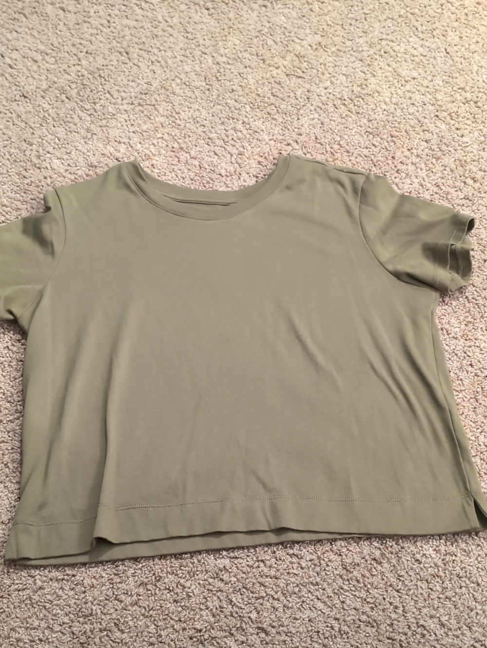 Market & Spruce Relaxed Olive Green Short Sleeve Tee